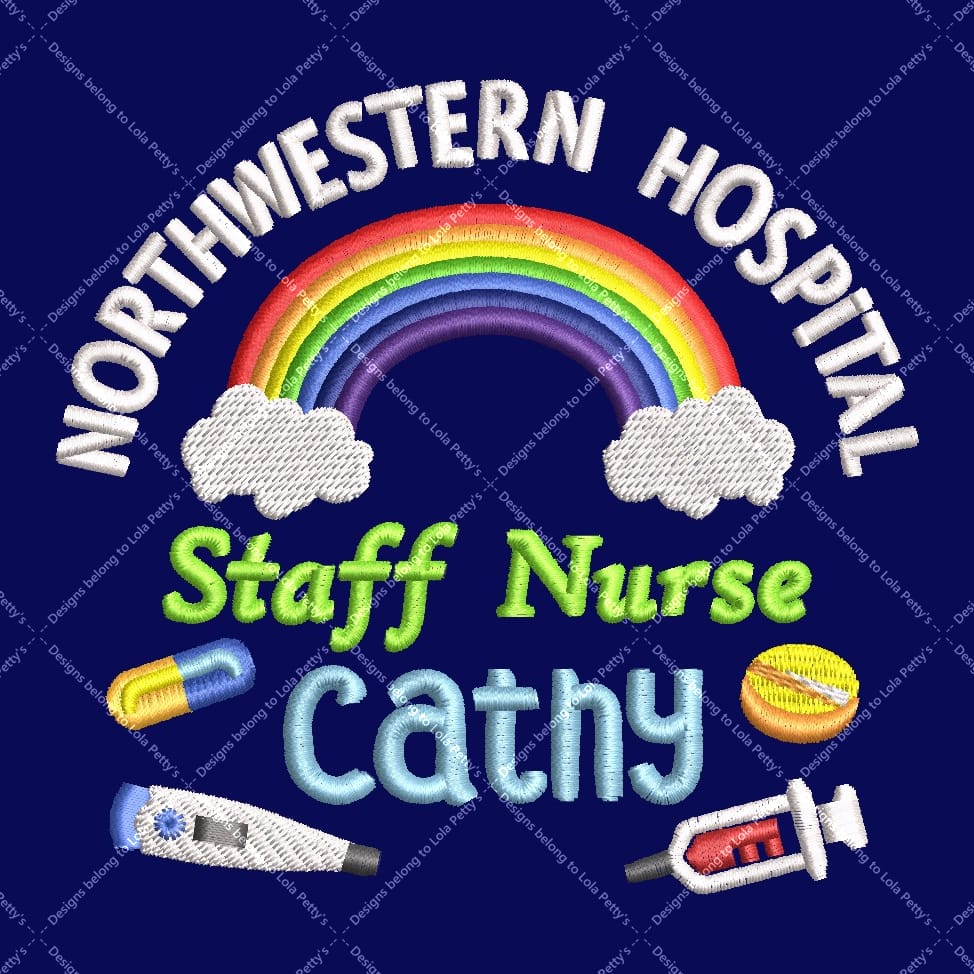 Personalised Classic Fleece Jackets with Rainbow, Thermometer, Injection and Pills Embroidery Designs