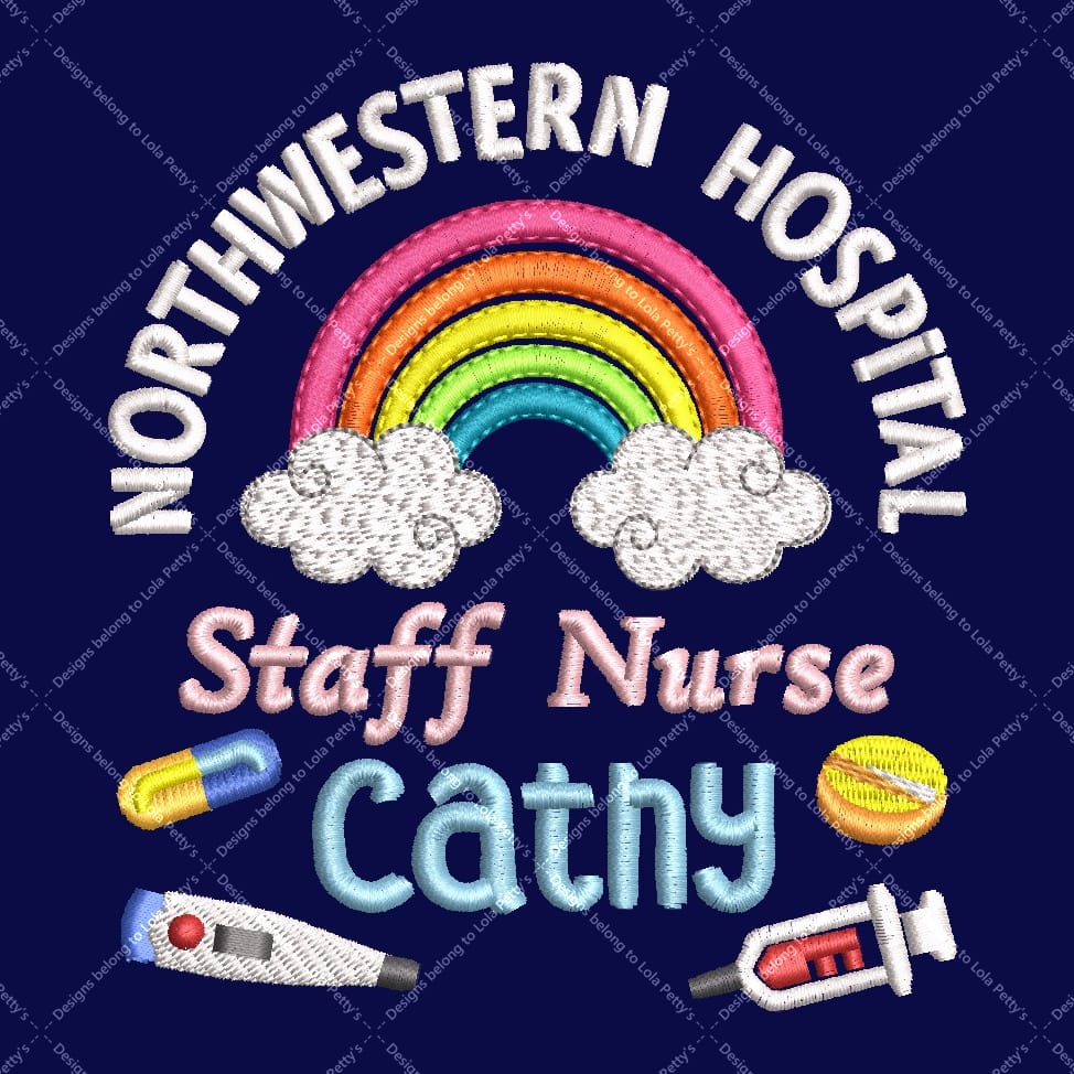 Personalised Classic Fleece Jackets with Rainbow, Thermometer, Injection and Pills Embroidery Designs