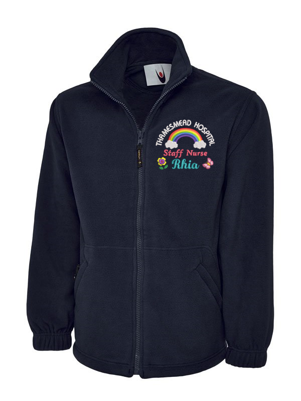 Jacket with 2025 butterfly logo