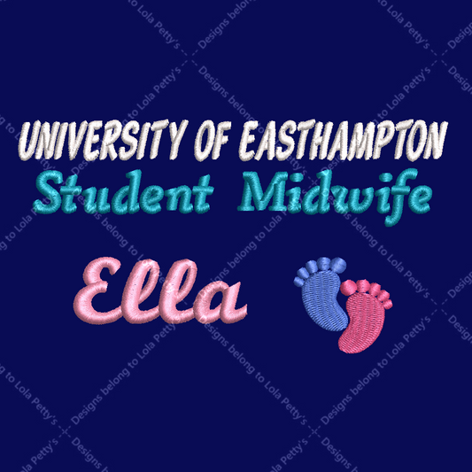 Personalised Classic Fleece Jackets with Rainbow, Baby Footprints Embroidery Designs