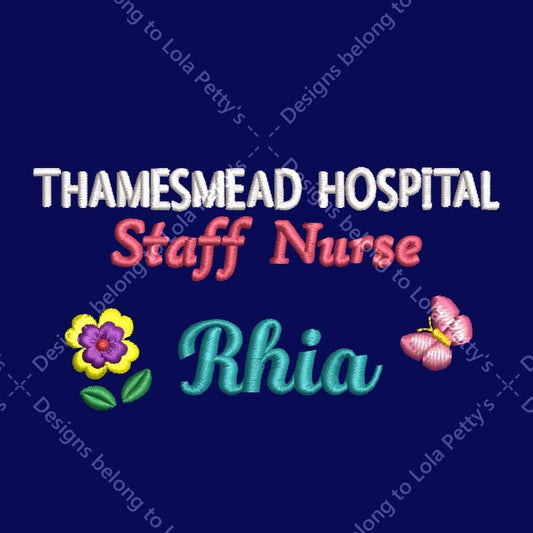 Personalised Classic Fleece Jackets With Rainbow, Butterfly and Flower Embroidery Designs.