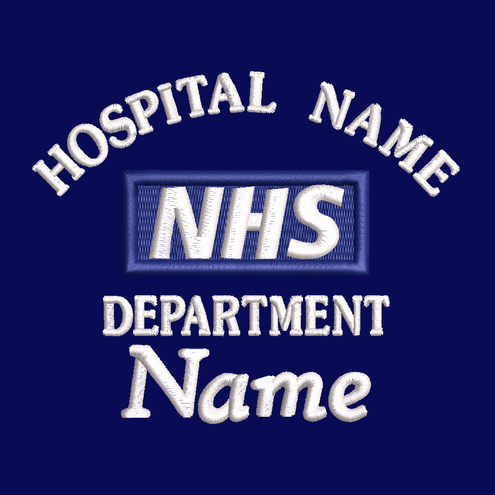 NHS Personalised Classic Fleece Jackets With Rainbow and Sweet Cherries Embroidery Designs.