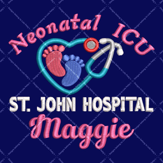 Personalised Classic Fleece Jackets With Neonatal, Paediatric & Midwifery Embroidery Designs