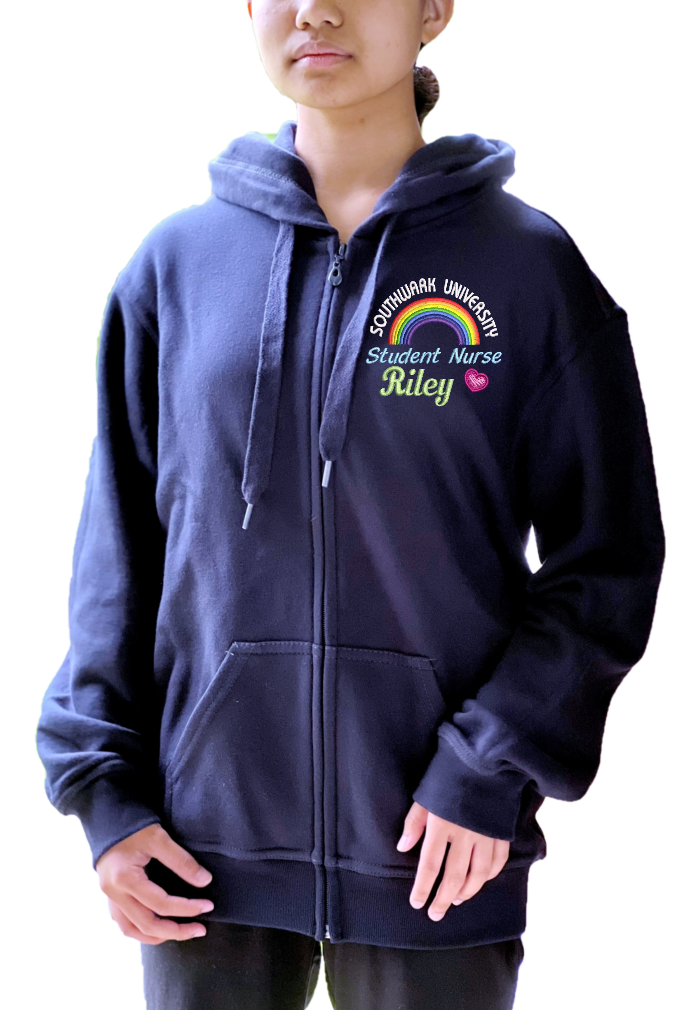 Personalised Hoodie Jackets With Heart Embroidery Designs